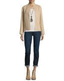Brushed Wool Double-Faced Jacket