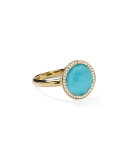Rock Candy Mini Lollipop Diamond Turquoise Ring