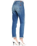 Josefina Slim Boyfriend Jeans, Bright Light Broken Twill