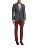 Alpine Check Long-Sleeve Sport Shirt