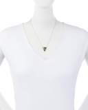 14k Mystiq Black Mother-of-Pearl Pendant Necklace