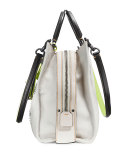 Rogue Rocket Leather Tote Bag, White