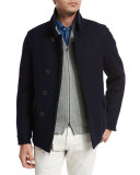 Twice Cashmere Double Rain System® Jacket, Blue Navy