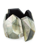 Star Dust Faceted Cuff Bracelet