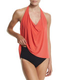 Sophie Underwire Tankini Swim Top (Available in DD Cup), Guava