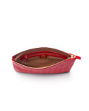 Color Visetos Medium Pouch Bag, Ruby Red