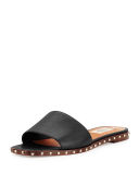 Soul Rockstud Leather Slide Sandal