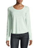 Long-Sleeve Organic Slub Jersey Tee 