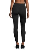 Magnify Athletic Leggings, Black Pattern