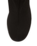 Trevis Slouchy Suede Weather Boot, Black