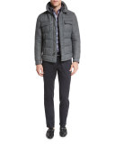 Bedford Five-Pocket Pants, Navy