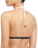 plage du midi halter swim top