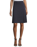 Textured Flirt Skirt, Japanese Violet, Petite