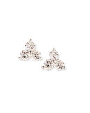 Diamond Trio Stud Earrings, 0.95 tdcw