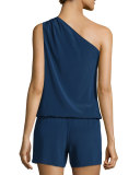 Lulu One-Shoulder Romper