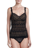 Ceylon Chevron Bustier, Black
