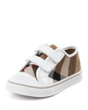Check Double-Strap Sneaker, Toddler 