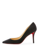 Apostrophy Suede 85mm Red Sole Pump, Fusian