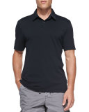 Short-Sleeve Jersey Polo, Navy