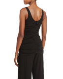 Damia Ruched V-Neck Tank