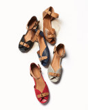 Bessie Laser-Cut d'Orsay Sandal