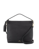 orchard street natalya small hobo bag, black