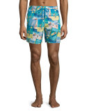 Mahina Sushi Vintage Swim Trunks