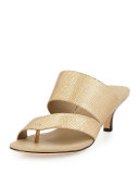 Ruge Kitten-Heel Sandal