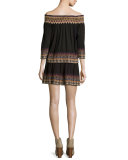 Lilith Embroidered Miniskirt