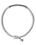 Metro Pavé Black Diamond Bar Bracelet