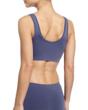 Touch Feeling Crop Top, Indigo 