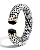 Dot Batu Medium Onyx Kick Cuff
