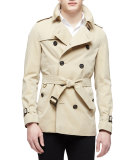 The Sandringham Short Heritage Trench Coat, Honey