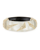 Crystal-Encrusted Origami Bracelet