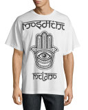 Hamsa Logo T-Shirt, White