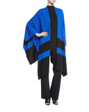Striped Sweater Shawl