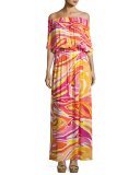 Lance Printed Off-the-Shoulder Maxi Dress 