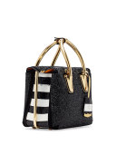 Milla Special Embellished Mini Tote Bag, Black