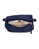 Puzzle Large Leather Bag, Navy