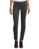 Prima Mid-Rise Cigarette Jeans, Asteroid Gray