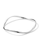 Sterling Silver Scultura Wavy Bangle