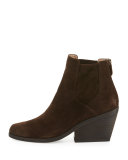Peer Suede Ankle Boot, Chocolate