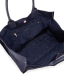 Ella Beaded Nylon Tote Bag, Tory Navy