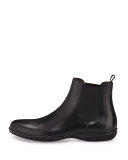 Rubber-Sole Chelsea Boot, Black