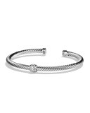Cable Classics Bracelet, Pave Diamond, 4mm