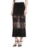 Rikki Paneled Lace Maxi Skirt
