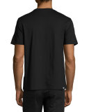 8-Bit Sneaker Graphic T-Shirt, Black