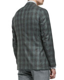 Plaid Soft Jacket, Green 