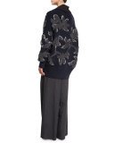 Monili-Tank Off-the-Shoulder Sweater, Anthracite