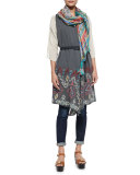 Tisha Embroidered Knit Vest